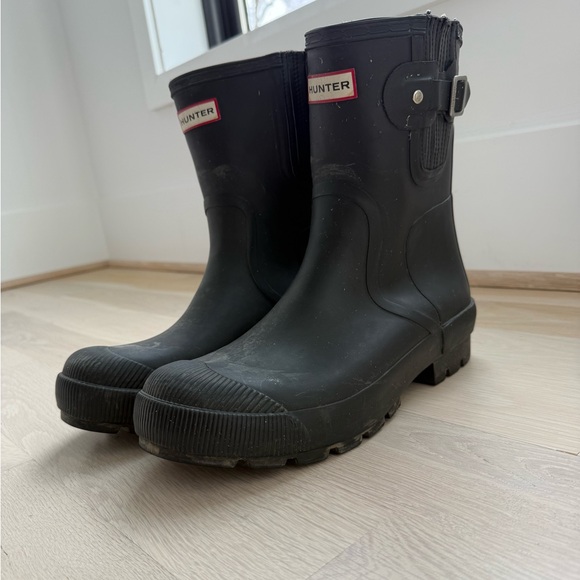 Men’s Original Short Hunter Rain Boots, size 12 - Picture 3 of 6